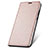 Custodia Portafoglio In Pelle Cover con Supporto T05 per Huawei P30 Lite XL Oro Rosa