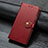 Custodia Portafoglio In Pelle Cover con Supporto T05 per Huawei P40 Lite 5G Rosso