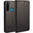 Custodia Portafoglio In Pelle Cover con Supporto T05 per Xiaomi Redmi Note 8T Nero