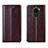 Custodia Portafoglio In Pelle Cover con Supporto T05 per Xiaomi Redmi Note 9