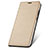 Custodia Portafoglio In Pelle Cover con Supporto T07 per Huawei P20 Lite (2019) Oro