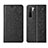 Custodia Portafoglio In Pelle Cover con Supporto T07 per Huawei P40 Lite 5G Nero