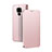 Custodia Portafoglio In Pelle Cover con Supporto T08 per Huawei Mate 20 Oro Rosa