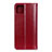 Custodia Portafoglio In Pelle Cover con Supporto T08 per Xiaomi Mi 11 5G Rosso