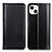 Custodia Portafoglio In Pelle Cover con Supporto T09 per Apple iPhone 14 Plus Nero