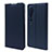 Custodia Portafoglio In Pelle Cover con Supporto T09 per Xiaomi Mi Note 10 Pro Blu