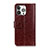 Custodia Portafoglio In Pelle Cover con Supporto T10 per Apple iPhone 14 Pro