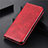 Custodia Portafoglio In Pelle Cover con Supporto T10 per Huawei Nova Lite 3 Plus Rosso
