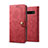 Custodia Portafoglio In Pelle Cover con Supporto T10 per Samsung Galaxy S10 5G Rosso