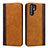 Custodia Portafoglio In Pelle Cover con Supporto T11 per Huawei P30 Pro New Edition Arancione