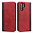 Custodia Portafoglio In Pelle Cover con Supporto T11 per Huawei P30 Pro New Edition Rosso