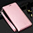 Custodia Portafoglio In Pelle Cover con Supporto T11 per Samsung Galaxy Note 20 Ultra 5G Oro Rosa