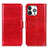 Custodia Portafoglio In Pelle Cover con Supporto T12 per Apple iPhone 14 Pro Max Rosso