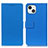 Custodia Portafoglio In Pelle Cover con Supporto T14 per Apple iPhone 13 Blu