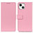 Custodia Portafoglio In Pelle Cover con Supporto T14 per Apple iPhone 13 Rosa