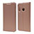 Custodia Portafoglio In Pelle Cover con Supporto T15 per Huawei Honor 20E Oro Rosa