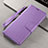 Custodia Portafoglio In Pelle Cover con Supporto T15 per Xiaomi Mi Note 10 Viola