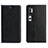 Custodia Portafoglio In Pelle Cover con Supporto T16 per Xiaomi Mi Note 10 Pro Nero