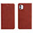 Custodia Portafoglio In Pelle Cover con Supporto T17 per Apple iPhone 11 Rosso Rosa