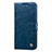 Custodia Portafoglio In Pelle Cover con Supporto T20 per Huawei P40 Blu