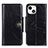 Custodia Portafoglio In Pelle Cover con Supporto T21 per Apple iPhone 13 Nero