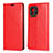 Custodia Portafoglio In Pelle Cover con Supporto T21 per Xiaomi Mi 11 Lite 5G NE Rosso