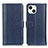 Custodia Portafoglio In Pelle Cover con Supporto T23 per Apple iPhone 13 Blu