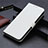 Custodia Portafoglio In Pelle Cover con Supporto T23 per Samsung Galaxy Note 20 5G Bianco