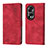 Custodia Portafoglio In Pelle Cover con Supporto Y01B per Huawei Honor 70 5G Rosso