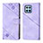 Custodia Portafoglio In Pelle Cover con Supporto Y01B per Huawei Honor 70 Lite 5G Viola