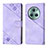 Custodia Portafoglio In Pelle Cover con Supporto Y01B per Huawei Honor Magic5 Pro 5G Viola