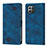 Custodia Portafoglio In Pelle Cover con Supporto Y01B per Huawei Honor X8 4G Blu