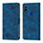 Custodia Portafoglio In Pelle Cover con Supporto Y01B per Huawei P Smart Z (2019) Blu