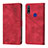 Custodia Portafoglio In Pelle Cover con Supporto Y01B per Huawei P Smart Z (2019) Rosso