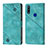 Custodia Portafoglio In Pelle Cover con Supporto Y01B per Huawei P Smart Z (2019) Verde