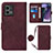 Custodia Portafoglio In Pelle Cover con Supporto Y01B per Motorola Moto G Stylus (2023) 5G Rosso Rosa