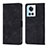 Custodia Portafoglio In Pelle Cover con Supporto Y01B per OnePlus 10R 5G Nero