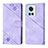 Custodia Portafoglio In Pelle Cover con Supporto Y01B per OnePlus 10R 5G Viola