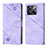 Custodia Portafoglio In Pelle Cover con Supporto Y01B per OnePlus Ace Pro 5G Viola