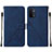 Custodia Portafoglio In Pelle Cover con Supporto Y01B per OnePlus Nord N200 5G