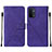 Custodia Portafoglio In Pelle Cover con Supporto Y01B per OnePlus Nord N200 5G Viola