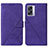 Custodia Portafoglio In Pelle Cover con Supporto Y01B per OnePlus Nord N300 5G Viola