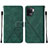 Custodia Portafoglio In Pelle Cover con Supporto Y01B per Oppo A94 4G Verde
