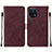 Custodia Portafoglio In Pelle Cover con Supporto Y01B per Oppo Find X5 5G