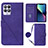 Custodia Portafoglio In Pelle Cover con Supporto Y01B per Realme 8i Viola