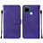 Custodia Portafoglio In Pelle Cover con Supporto Y01B per Realme C21Y