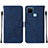 Custodia Portafoglio In Pelle Cover con Supporto Y01B per Realme C25Y