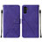 Custodia Portafoglio In Pelle Cover con Supporto Y01B per Samsung Galaxy A04s Viola