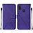 Custodia Portafoglio In Pelle Cover con Supporto Y01B per Samsung Galaxy A11 Viola