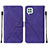 Custodia Portafoglio In Pelle Cover con Supporto Y01B per Samsung Galaxy A22 4G Viola